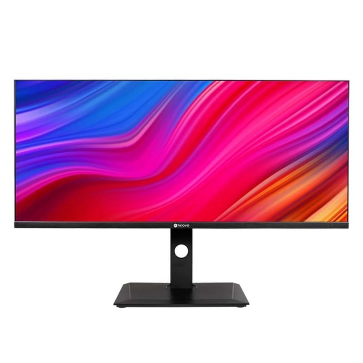 LED monitor, AG Neovo, DW340, 1xUSB-C/1xHDMI, 34" fekete