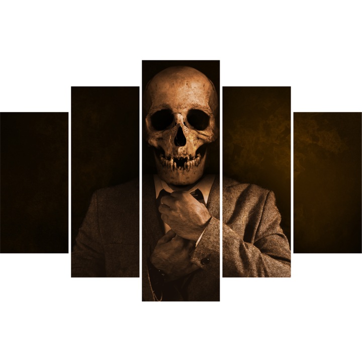 Tablou PVC 5mm, Suit Skull, 100 X 150 cm