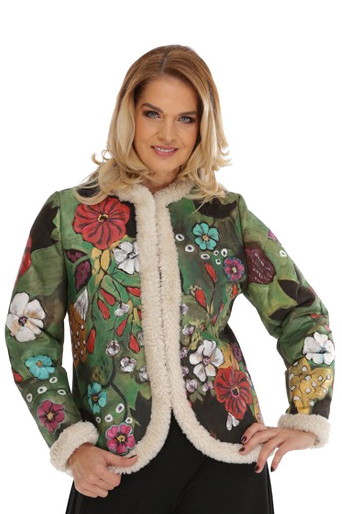 Jacheta blanita ecologica G4493, Multicolor