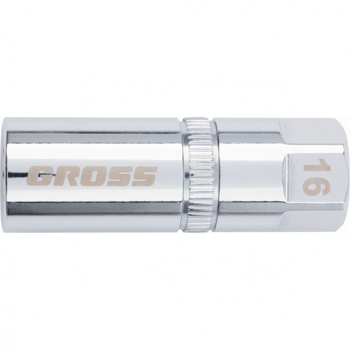 Вложка за автомобилни свещи GROSS , магнитна, 1/2", 16 mm, 12-стенна