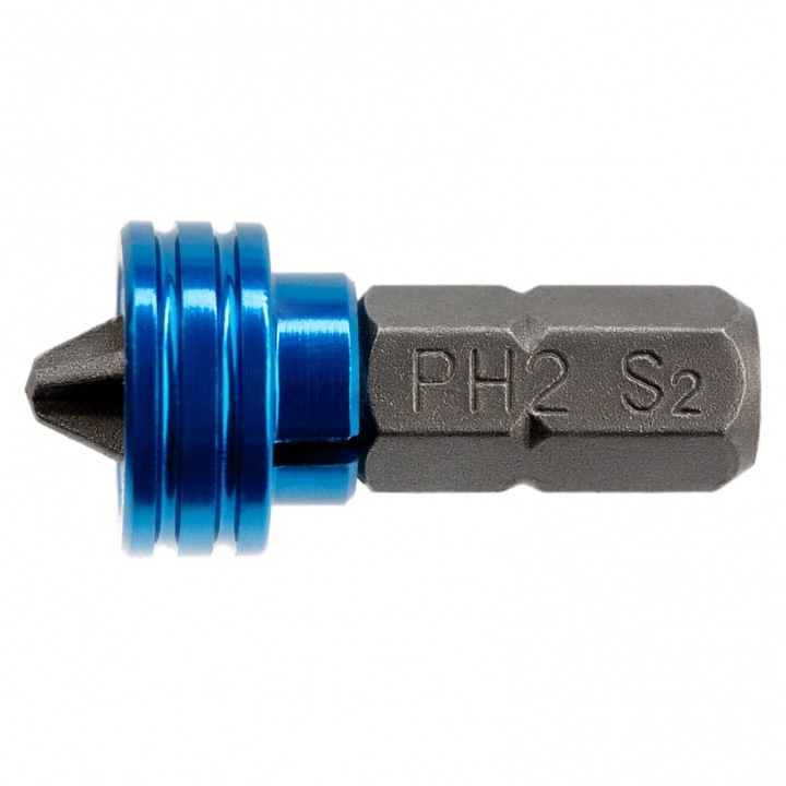 Бит GROSS, за гипсокартон, PH2 x 50 mm, с ограничител и магнит