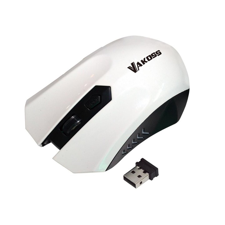 VAKOSS TM-658UW Wireless Mouse White (288504)