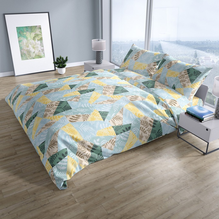 Единичен комплект Fairy Sleep, 600-218-1, 160х220 см, Плик за завивка и калъфка, Многоцветен