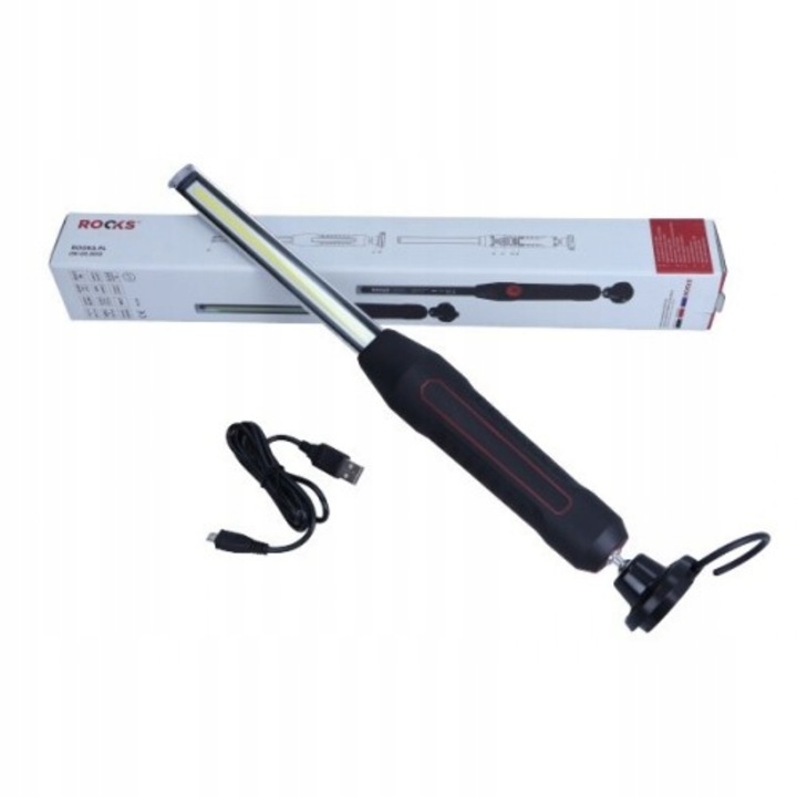 Lampa de lucru Super Slim, Rooks, 10+2w, 800 Lm
