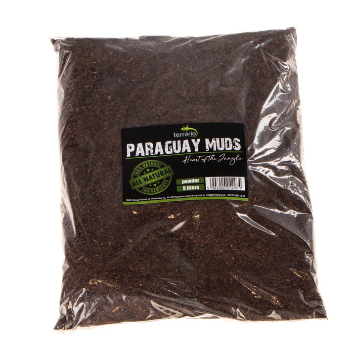 Turba fina, Terrario Paraguay Muds Powder, 5L