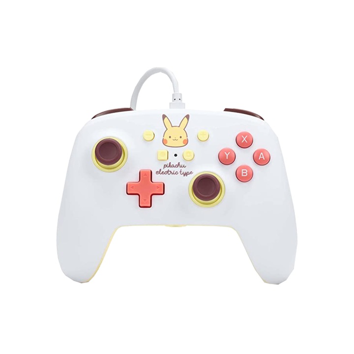 Controller Powera Enhanced Wired Pikachu Electric Type - Nsw