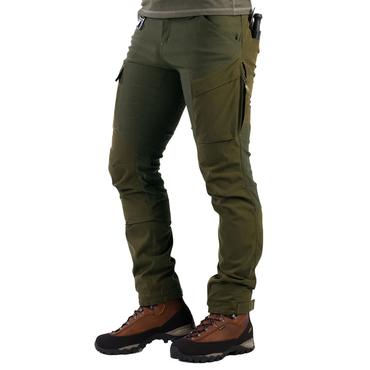 Pantaloni barbati, Tagart, Verde - 65468, Verde