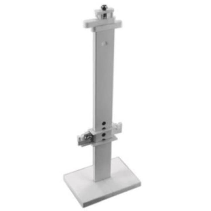 Set 2 suporturi pardoseala calorifer, Diamond, Otel, 400 mm, Gri