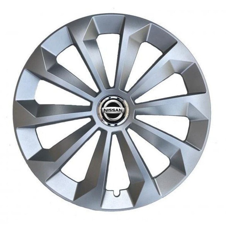 Комплект от 4 таса Creative REY®, подходящи за джанти R14, за Nissan, известен хромиран модел