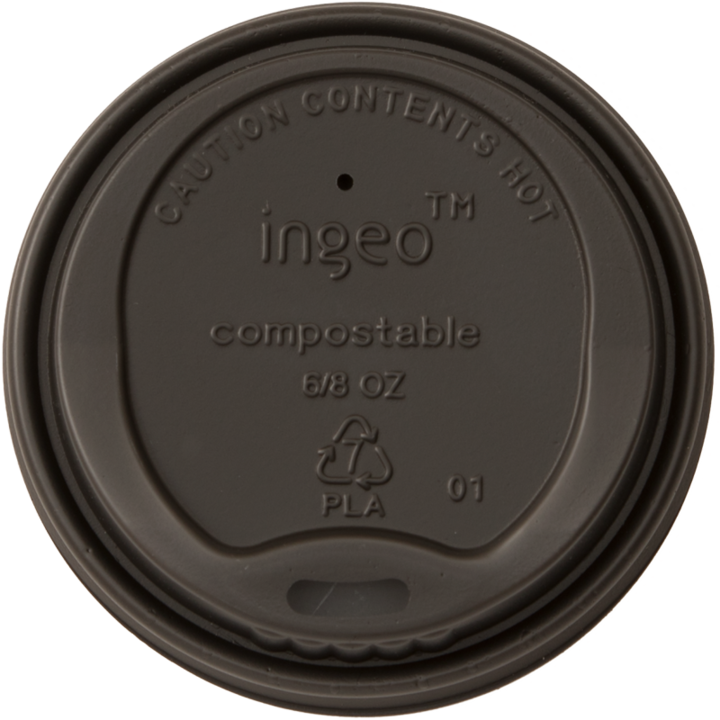 Set 2 x Capace Biodegradabile, Compostabile, Negre, Diametru 80 mm, 100 buc