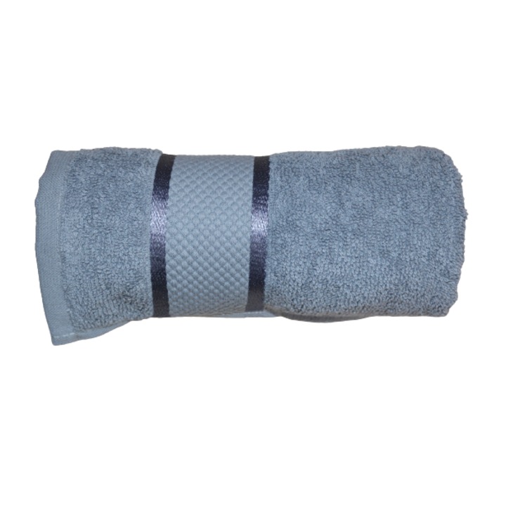 Кърпа за лице, 100% памук, 50x90 см, Тъмносив, dae1260GRI