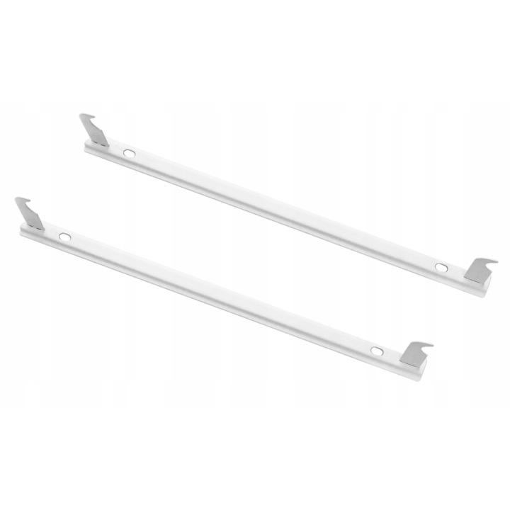 Set 2 cuiere calorifer. Diamond, Aluminiu, 500 mm, Alb