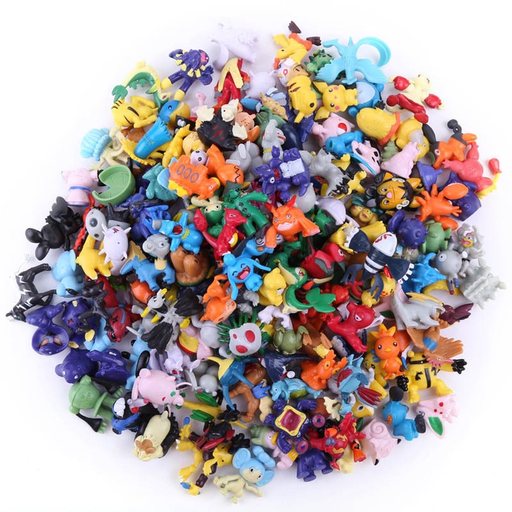 Set 24 figurine Pokemon multicolor PVC 2x4cm
