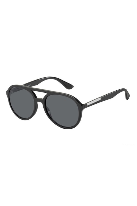 Tommy Hilfiger, Слънчеви очила Aviator с плътни стъкла, 56-19-145, Черен