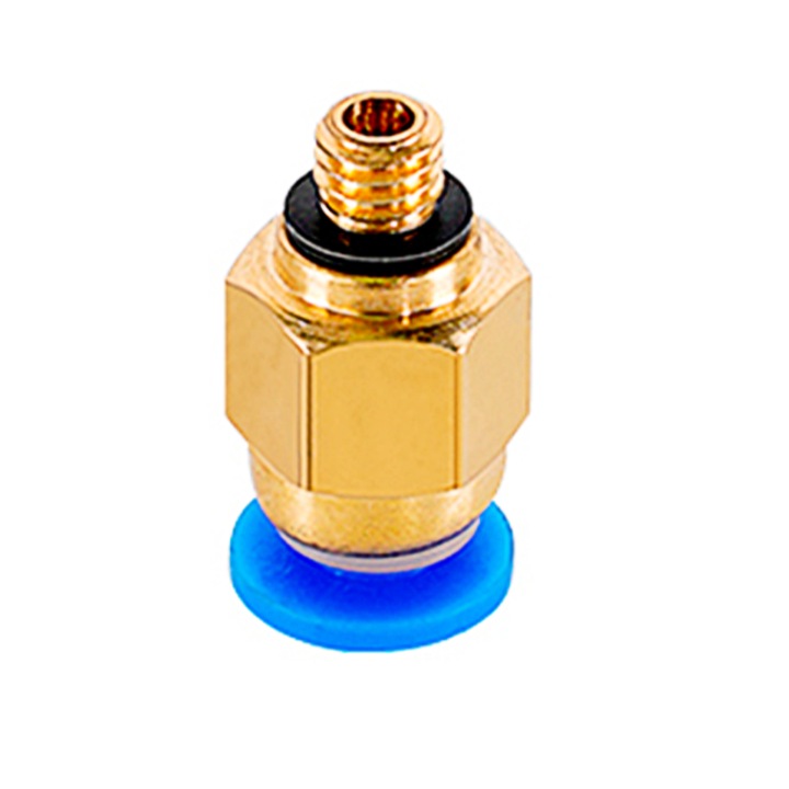 OEM Egyenes pneumatikus csatlakozó PC4-M5, furat 2 mm, OD 4 mm, menet M5