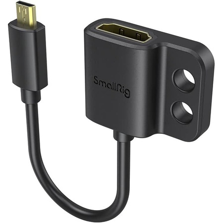 HDMI микро мъжки към HDMI женски D към A кабелен адаптер с 2 1/4 инча ...
