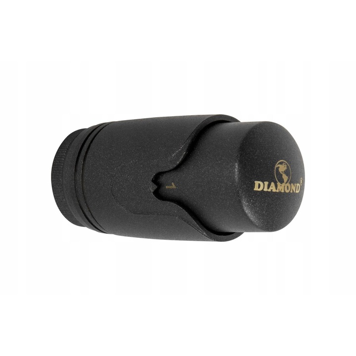 Termostat calorifer, Diamond, Plastic, Antracit