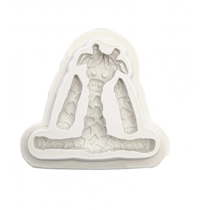 Fondant mintázó - szilikon - zsiráf minta - 9X8,5 centiméter