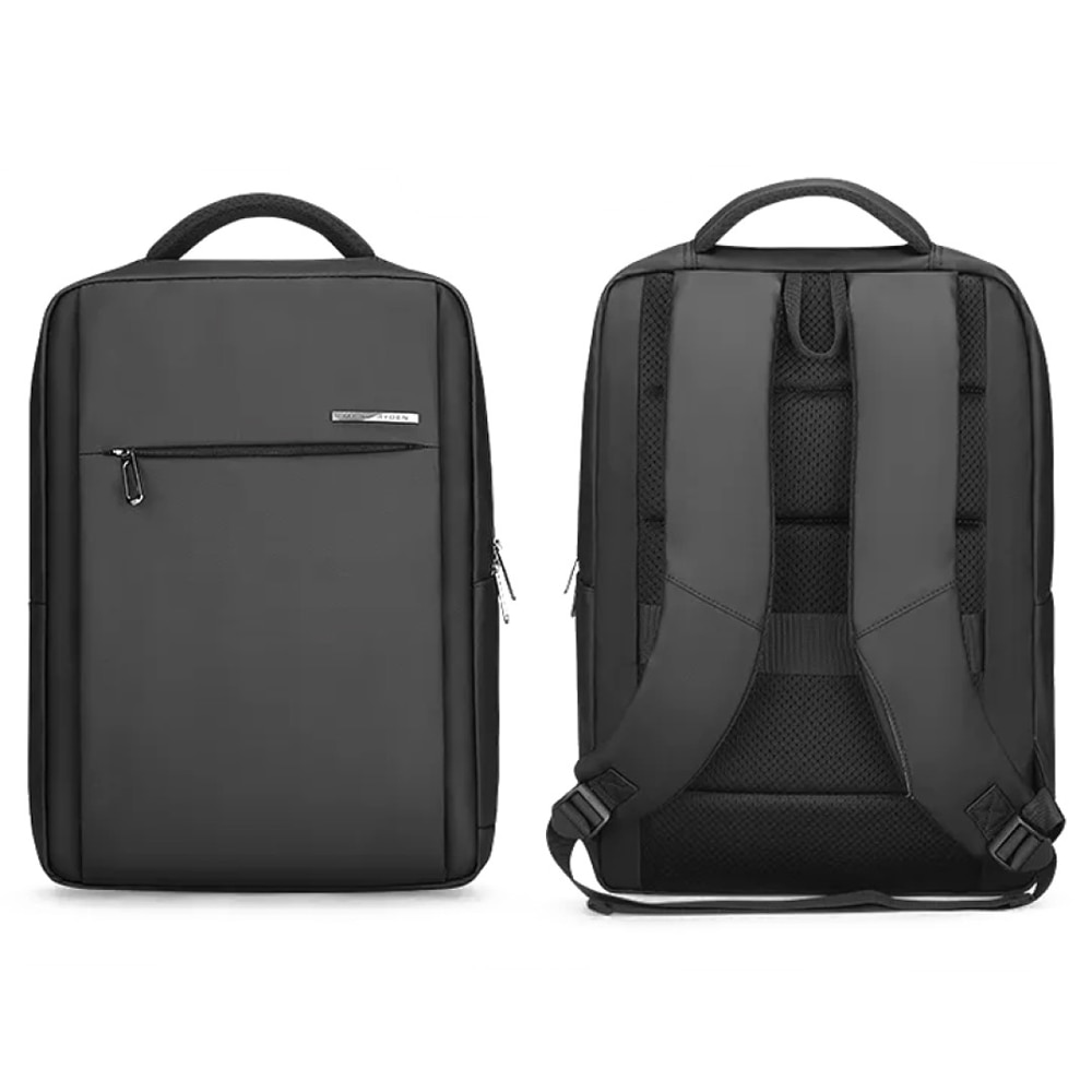 Rucsac Mark Ryden compatibil cu laptop 15.6 inch, full impermeabil, 3 modalitati de purtare, unisex, spatios, negru, rezistent la uzura