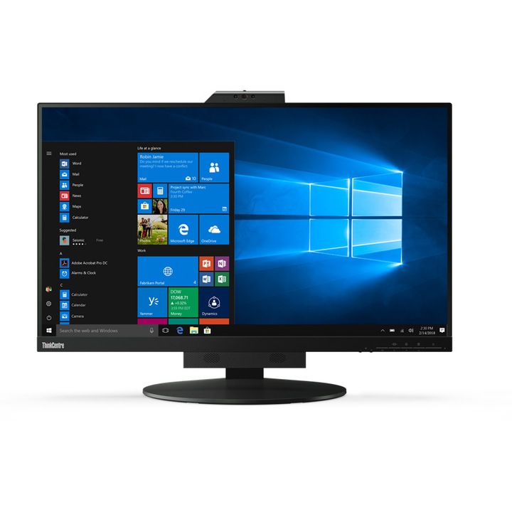 Lenovo 11JHRAT1EU LED monitor, 2560 x 1440 WQHD, 27", 16:9, 60 Hz, 6 ms, DisplayPort x1 HDMI x1, G osztály