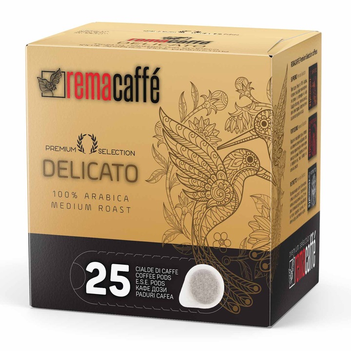 Кафе дози REMACAFFE Delicato, 25 броя