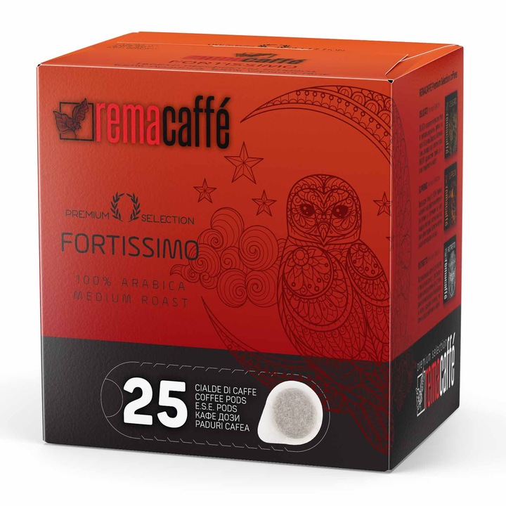 Кафе дози REMACAFFE Fortissimo, 25 броя
