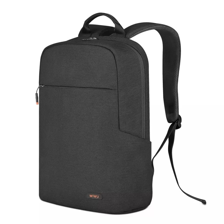 Rucsac calatorie, Wiwu, negru, poliester, laptopuri 15,6"