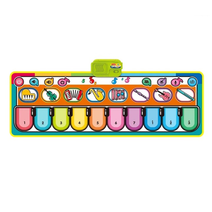 OEM Interaktív zenei szőnyeg zongora alakú, 80 cm