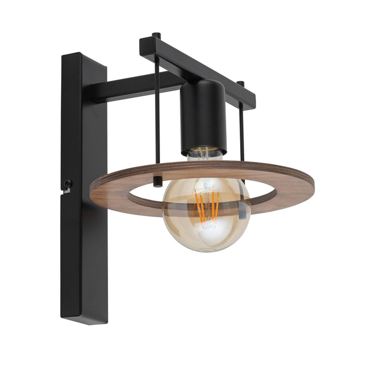 Világítótest, Sigma, fém, E27 foglalat, barna/fekete