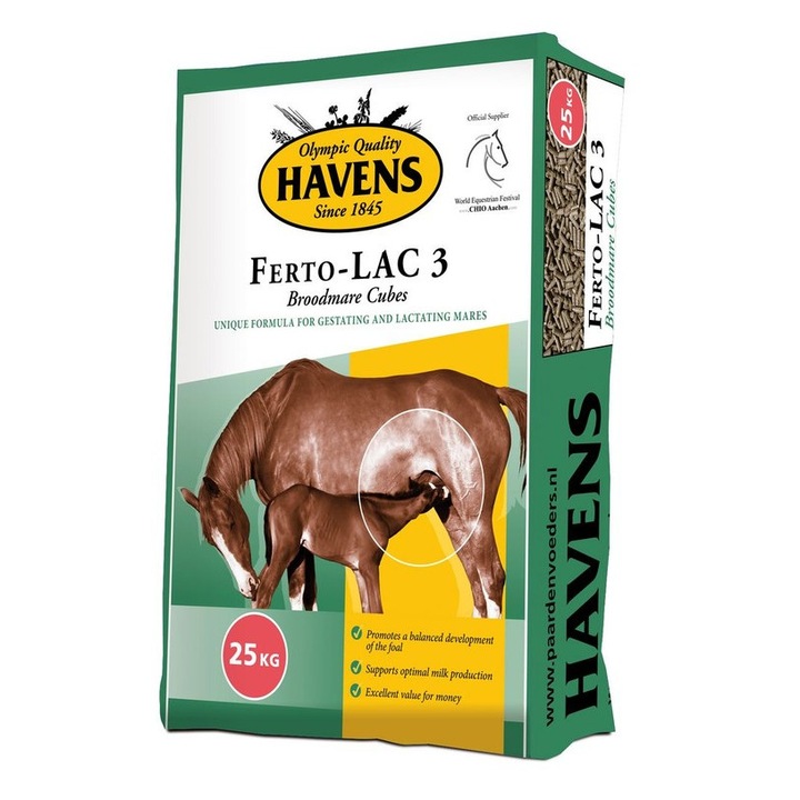 Hrana cai sportivi " Ferto Lac 3 " 25 kg