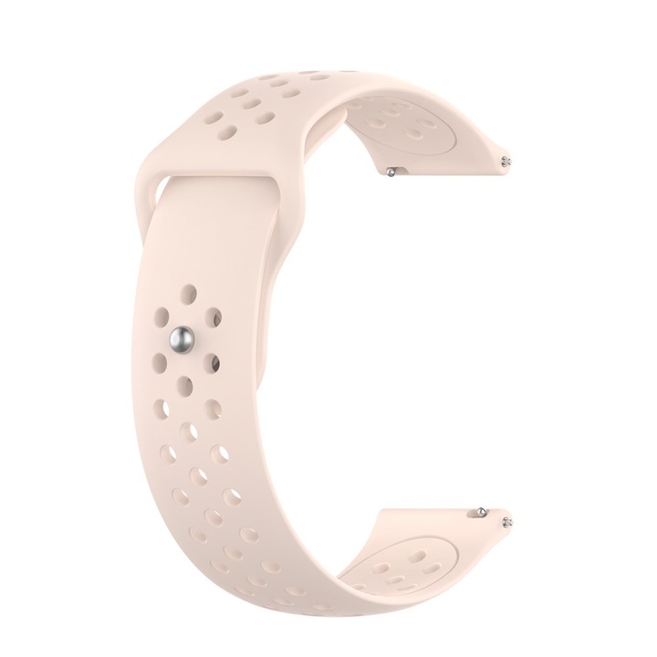 Curea ceas inteligent, TechArmor, Pentru Samsung Galaxy Watch 3, 41mm, 20mm, Roz deschis
