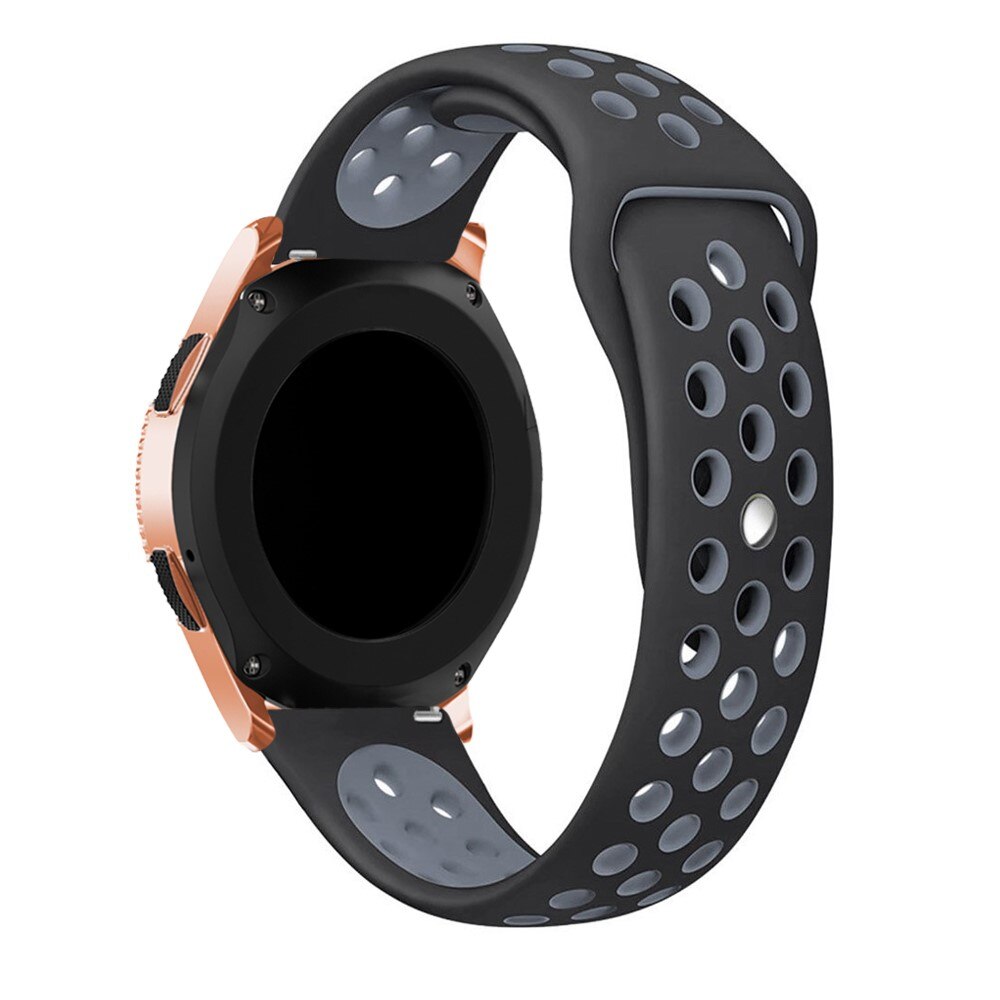 Каишка Sport за Huawei Watch GT 3 Pro 43 mm, 20 mm, Черен/Сив - eMAG.bg
