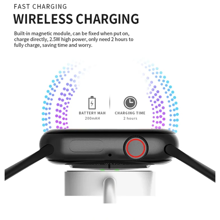 Ceas inteligent, Smartwatch, Display 45 MM, NFC, Sport mode, Bluetooth ...