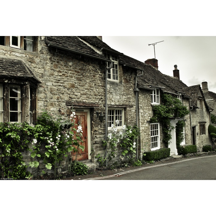 Poster perete, Zakito Posters, 30x20cm Casa veche de piatra, Assaf Frank