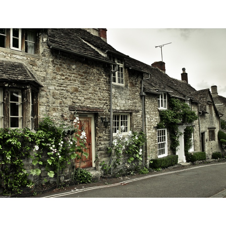 Poster perete, Zakito Posters, 40x30cm Casa veche de piatra, Assaf Frank