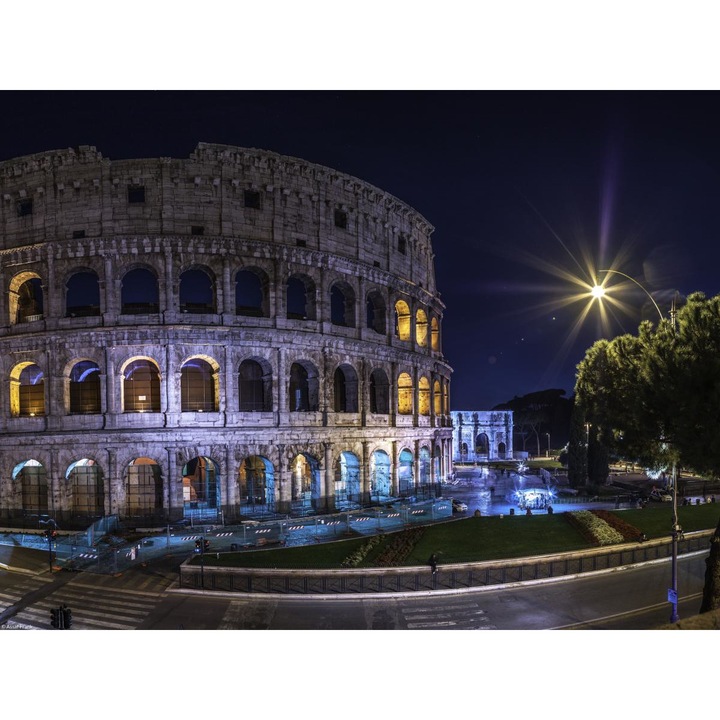 Poster perete, Zakito Posters, 40x30cm Celebrul Colosseum din Roma, Italia