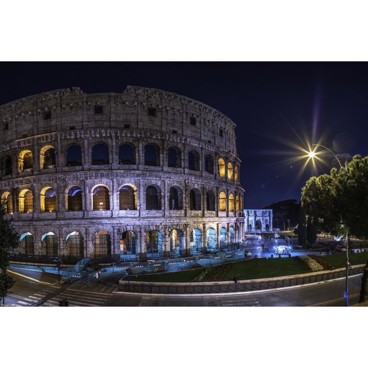 Poster perete, Zakito Posters, 45x30cm Celebrul Colosseum din Roma, Italia