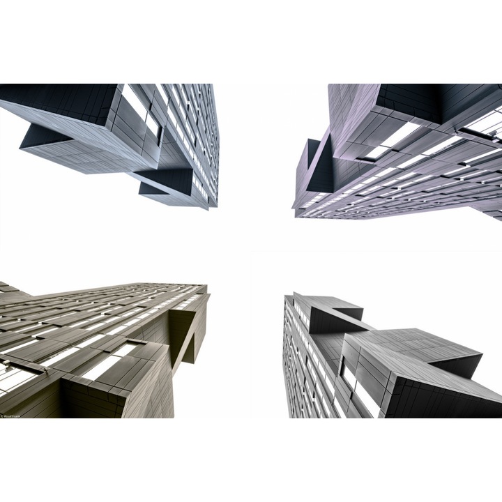 Poster perete, Zakito Posters, 45x30cm Vechiul Turn de Radiodifuziune, Assaf Frank