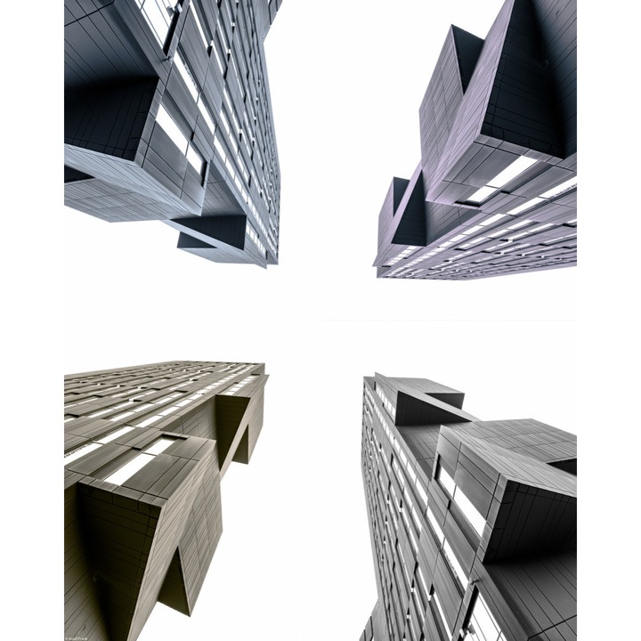 Poster perete, Zakito Posters, 40x50cm Vechiul Turn de Radiodifuziune, Assaf Frank