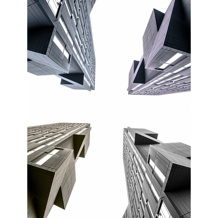 Poster perete, Zakito Posters, 60x80cm Vechiul Turn de Radiodifuziune, Assaf Frank