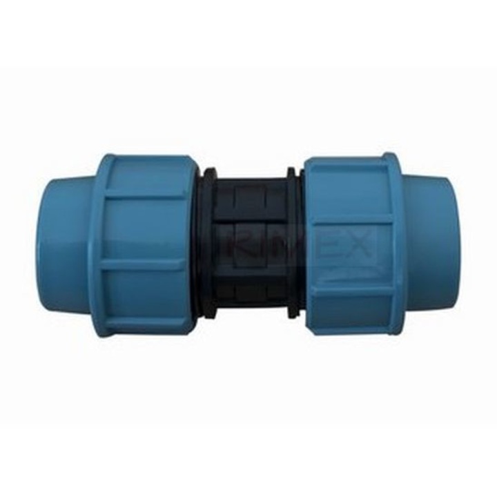 Конектор, Unidelta, Полиетилен, 32 x 20 mm, Черно/синьо