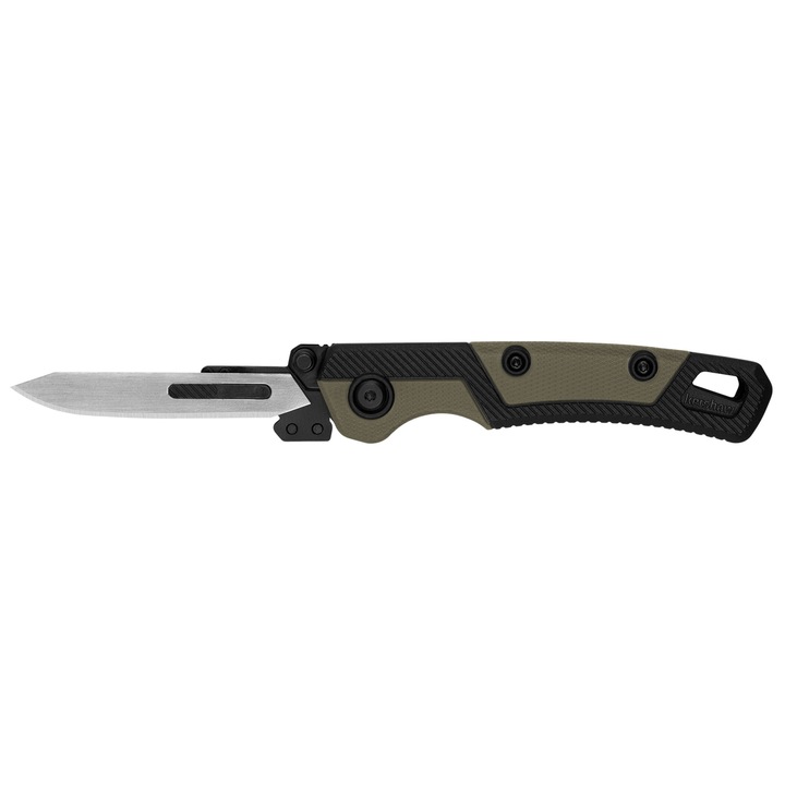 Cutit pliabil Lonerock Rbk 2 1891, Kershaw, Inox/Nylon/Fibra de sticla, 183 mm, Argintiu/Negru