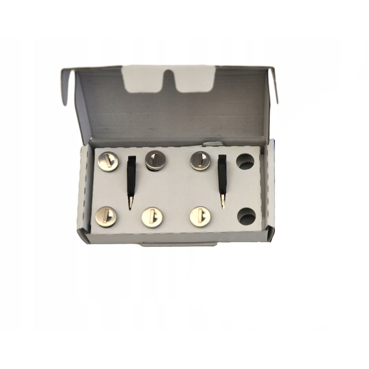 6 hengeres zár készlet csomagtartóhoz, Volvo, Silver