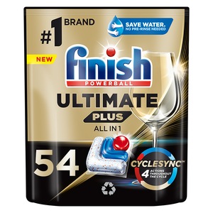 Finish Ultimate Plus All in 1 mosogatógép kapszula, Regular, 54db