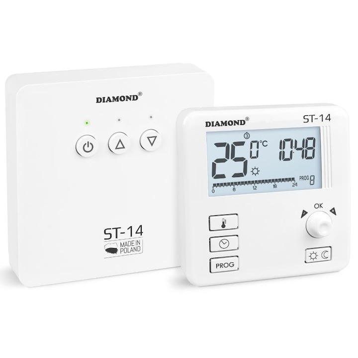 Gyémánt hőmérséklet-szabályozó, fehér