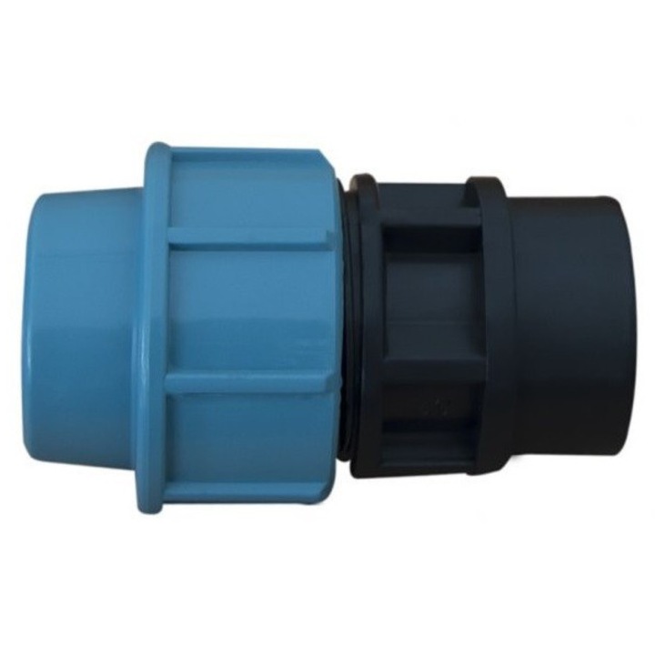 Конектор, Unidelta, Полиетилен, 40 x 1, Черно/син