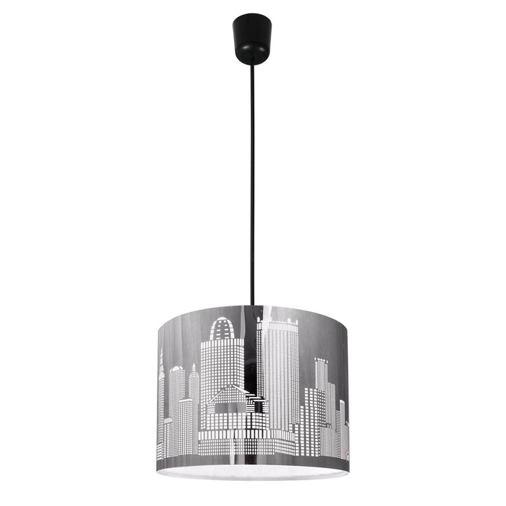 Függőlámpa, Lampex, City 1A Fém Modern nappali lámpa