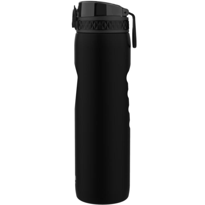 Sticla, Ion8, Plastic, 1000 ml, Negru