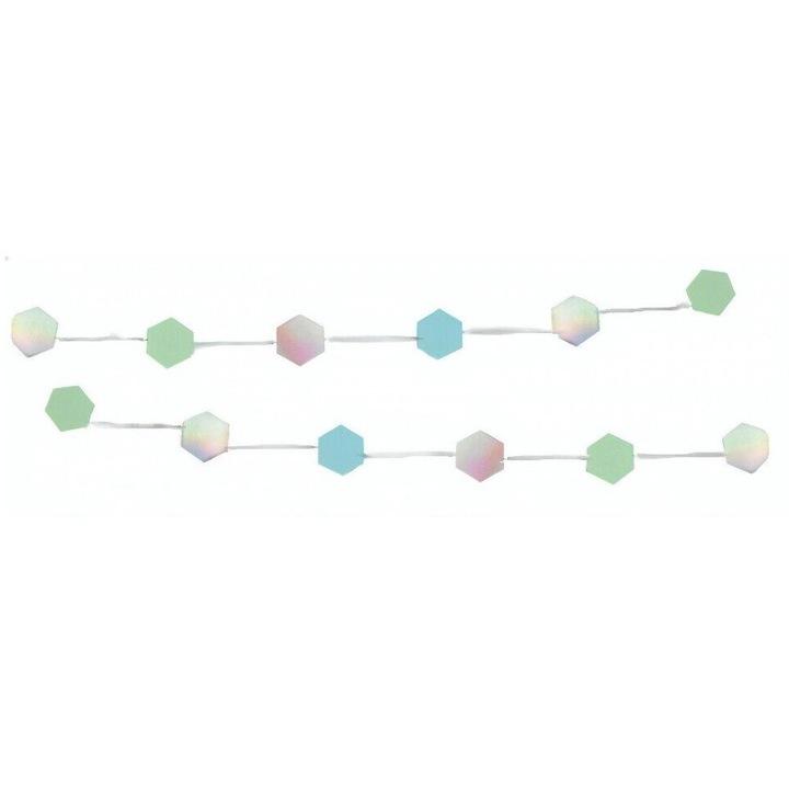 Shimmering Party mini girland 213 cm 6 db-os