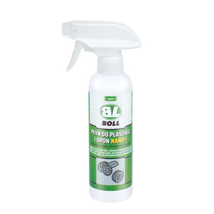 Oldat műanyag elemekhez és gumiabroncsokhoz, Boll, 250 ml